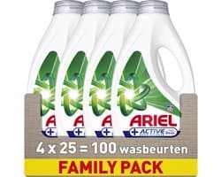 Ariel Wasmiddel Vloeibaar +Actieve Geurbescherming - 4 x 25 Wasbeurten