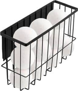 Magnetische Wasbak - Opbergmand Droger - Wasruimte Organiseren - Sterke Magneet Bevestiging - 26x8x15.5 cm - Zwart — thumbnail 1