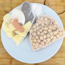 Kooknetten Peulvruchten - Kookzakken Nylon - Peulvruchten Koken - Herbruikbaar Met Trekkoord - 4 x 2 kg - Wit — thumbnail 3