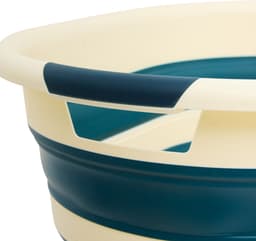 5Five Wasmand - 21L - blauw - PP - opvouwbaar - 39 x 39 x 53 cm - flexibel — thumbnail 2