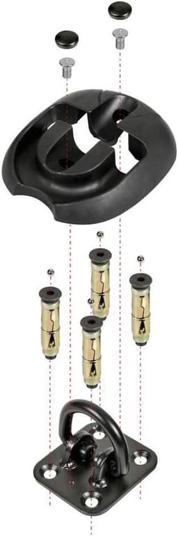 Bodemanker - Stormanker - Luifel Vastzetten - Extra Stabiliteit - 1.24 Kilogram - Zwart — thumbnail 5