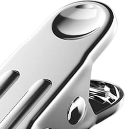 Wasknijpers Zwaar - Kledingklemmen Organizer - Was Drogen - Roestvrij Staal - 8 Stuks - Zwart — thumbnail 5