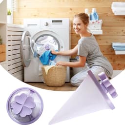 Wasmachine Haar Vanger - Pluizenreiniger Netzak - Huisdierhaar Verwijderen - Voorkomt Afvoer Verstopping - 15 x 15 x 15 cm — thumbnail 3