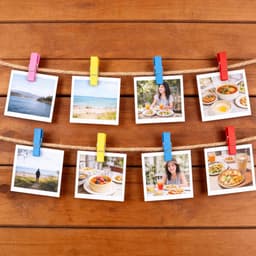 Houten Wasknijpers - Decoratieve Knijpers Fototouw - Foto's Ophangen - Kleine Houten Klemmen - 100 stuks - Veelkleurig — thumbnail 2