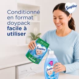 Soupline Hemels Fris Geconcentreerde Wasverzachter 10 x 29 wasbeurten - eco navullingen — thumbnail 4