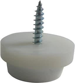 Meubelglijders - Stopper Anti-slip - Meubels Stabiliseren - Trillingsdempend - Ø 28 mm - Wit — thumbnail 2