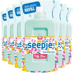 Seepje Wasmiddel Kleur Magische Magnolia Navulling - 6 x 945 ml - Voordeelverpakking — thumbnail 2