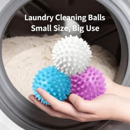 Solidchoice - Set van 6 Herbruikbare Droogballen voor Wasmachine en Drogen — thumbnail 5