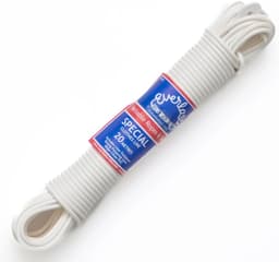PVC Kledinglijnen - Waslijnen Polyester - Kleding Droge - Stevig Polyesterhars - 30 Meter - Wit — thumbnail 2