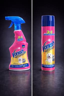 Vanish Pet Expert 3-in-1 Reinigingsset + Verzorgingshandschoenen – Krachtige Vlek- & Geurverwijderaar voor Huisdieren — thumbnail 2