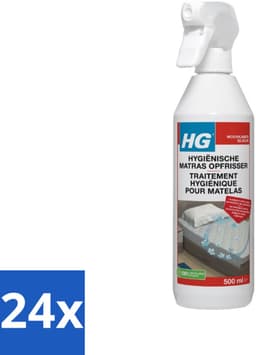 24 x HG Matrasopfrisser 500 ml - Matras Opfrisser - Matras Reiniger - Geurverwijderaar Matras - Hygiënische Matras - Matras Schoonmaken — thumbnail 1
