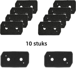 10 x Filterdroger - droger - Geschik voordroger Bosch Siemens-Spons filter- Herbruikbaar（ 228x128x20mm） — thumbnail 1