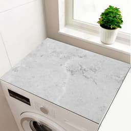 Antislip Wasmachine Beschermers Set van 2 - 60 cm Betonlook — thumbnail 4