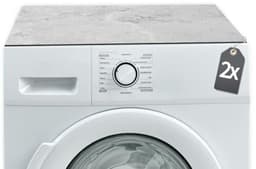 Antislip Wasmachine Beschermers Set van 2 - 60 cm Betonlook — thumbnail 1
