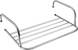 Droogrek voor kleding, Express Dryer, Hangende droger, Opvouwbare armen, Roestvrijstalen metalen droogrek voor kleding, Balkon/Radiator/Balustrade, voor hangend drogen (40 cm) — thumbnail 1