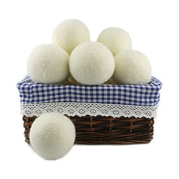 Droger Ballen Wol – Herbruikbare Wasdroger Bollen – Snellere Droogtijd – 6 stuks — thumbnail 1