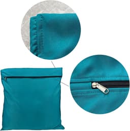 Waszakken voor huisdieren - 60x70cm - Laundry bag - Waszakken - Met Rits - Bescherm je Wasgoed en Wasmachine - voor honden en katten - blauw — thumbnail 4