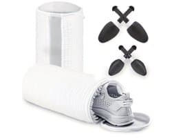 2 stuks Waszak Schoenen - Schoenenwaszak - 360° Uitgebreide Reiniging - Wasnet Voor Schoenen - met 2 Paar Schoenspanners - Schoenwaszak voor Sport, Witte Schoenen — afbeelding 1