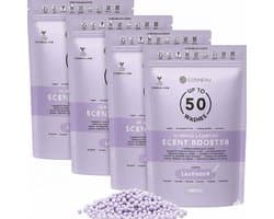 Cosmeau Geurbooster 200 Lavendel Navulling Refill Made in Holland - Geurparels - 200 Wasbeurten - Lavender - 1000gr - Geurkralen Wasparfum Scent Booster — afbeelding 1