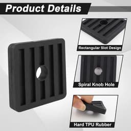 Set van 12 Trillingsdempers Rubber voor Airconditioning en Warmtepomp Montage — thumbnail 4