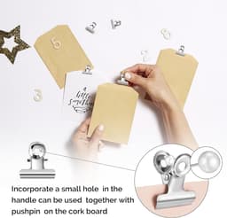 Kleine Bulldog Clips - 100 Stuks Briefklemmen voor Papier, Foto's en Knutselwerk — thumbnail 5