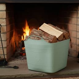 Excellent houseware flexibele kuip / emmer - 2x - groen - 25 l - kunststof - 40 x 35 cm - met handvatten — thumbnail 3