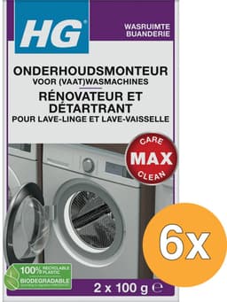 HG Onderhoudsmonteur Voor (Vaat)Wasmachines - 6 x 200 ml - Voordeelverpakking — thumbnail 2