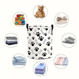 Wasmand voor kinderen, opbergmand voor kleding, opbergbak voor de babykamer (jongens), waterdichte opbergdoos, kledingorganizer, speelgoedbak (40 x 50 cm)*2 — thumbnail 3
