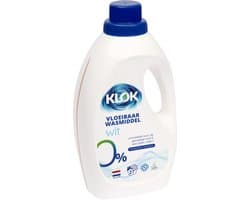 Eco klok Wasmiddel wit vloeibaar - 1 Fles