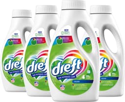 Dreft vloeibaar wasmiddel 84 wasbeurten 'Color' - 4x 21 wasbeurten (4 x 945ML) - Stralende kleuren - Tegen kleurdoorloop - 945ml inhoud — thumbnail 1