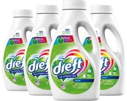 Dreft vloeibaar wasmiddel 84 wasbeurten 'Color' - 4x 21 wasbeurten (4 x 945ML) - Stralende kleuren - Tegen kleurdoorloop - 945ml inhoud