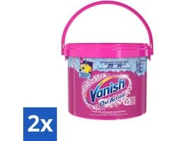 2 x Vanish Oxi Action - Vlekkenverwijderaar Poeder - Levendige Kleuren - Gekleurde Was - 2.7 Kg - Vlekkenverwijderaar - Wasverzachter - Kleurbescherming - Wasmiddel - Waspoeder