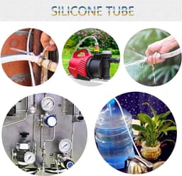 Siliconen buis zwart 3 mm binnendiameter x 5 mm buitendiameter 2 meter lengte - flexibele rubberslang voor water en luchtoverdracht — thumbnail 4