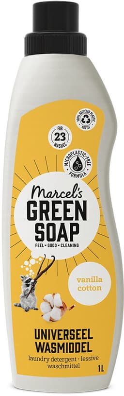 Marcel's Green Soap Wasmiddel Katoen & Vanille 23 Wasbeurten - 1 liter — thumbnail 2