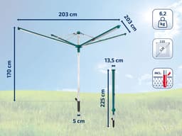 Droogmolen Linomatic 500 Deluxe — thumbnail 2