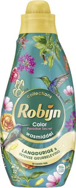 Robijn Klein & Krachtig Collections Vloeibaar Wasmiddel - Color Paradise Secret - 4 x 22 wasbeurten - Voordeelverpakking — thumbnail 3