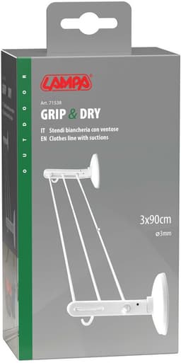 Waslijn met zuignappen – 90×3 cm — thumbnail 3