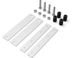 Bodo® - Wasmachine Verhoger connectieset - Wit - voor WV52 - WV53 - WVH53