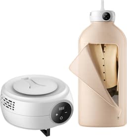Draagbare Wasdroger 600 W – Waslijn met Droogtas, PTC Verwarmingselement en LED-display, Compacte Mini-droger met 5-uur timer, ideaal voor appartementen, studentenhuizen, campers of hotels — thumbnail 1
