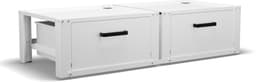 Bodo® - Wasmachine Verhoger - Dubbel - Kast - Ombouw met Lade - Wit - 127x54x31cm — thumbnail 1
