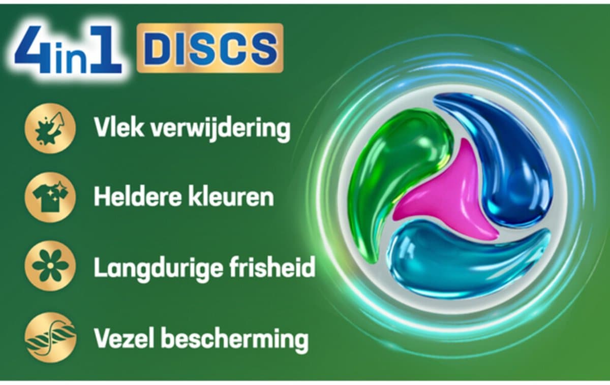 Persil Wasmiddelcapsules Discs Gekleurde Was 22 stuks — afbeelding 1