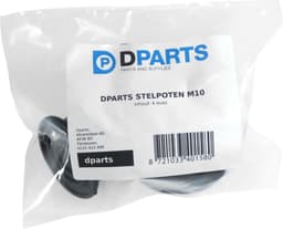 4x Dparts stelvoetjes - M10 x 35mm - vaste stelschroef - stelvoeten - verstelbaar stelvoet - verstelbare pootjes - stelpootjes - stelpoot o.a. voor wasmachine en droger — thumbnail 2