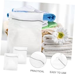 Allecto Plus - Waszak voor in de wasmachine 2 stuks - 30 x 25 cm, waszak met rits voor delicate was, wasnet voor behoud van lingerie, sokken en bh's — thumbnail 4