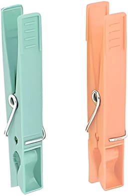 Ibenzoa® Veelzijdige en praktische wasknijpers voor binnen en buiten in oranje en , set van 24 stuks — thumbnail 1