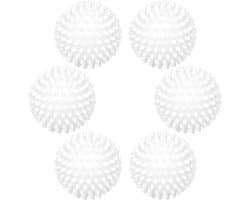 Famanu 6-pack wasballen - Wasmachine, droger - Drogerballen - Huishoudelijke drogerballen - Kledingreiniging - Wit