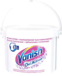 Vanish Oxi Action Poeder - Vlekverwijderaar Voor Witte Was - 2,7 kg — thumbnail 1