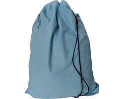 Katoenen waszak -XXL- met trekkoord - Aqua Blue