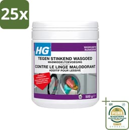 25 x HG - Wasruimte - Tegen Stinkend Wasgoed - Wasmiddeltoevoeging - 500 g - Wasstrips - Wasmiddel Tegen Stank - Stinkend Wasgoed - Wasmiddel Toevoeging - Stankmoleculen Verwijderen - Fris Wasgoed — thumbnail 1