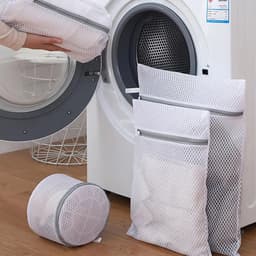 Vijf waszakken van mesh Geschikt voor ritssluiting bieden uitstekende ventilatie en zijn ideaal Geschikt voor het wassen van ondergoed en delicate kleding, Geschikt voor zowel thuis als op reis. — thumbnail 1