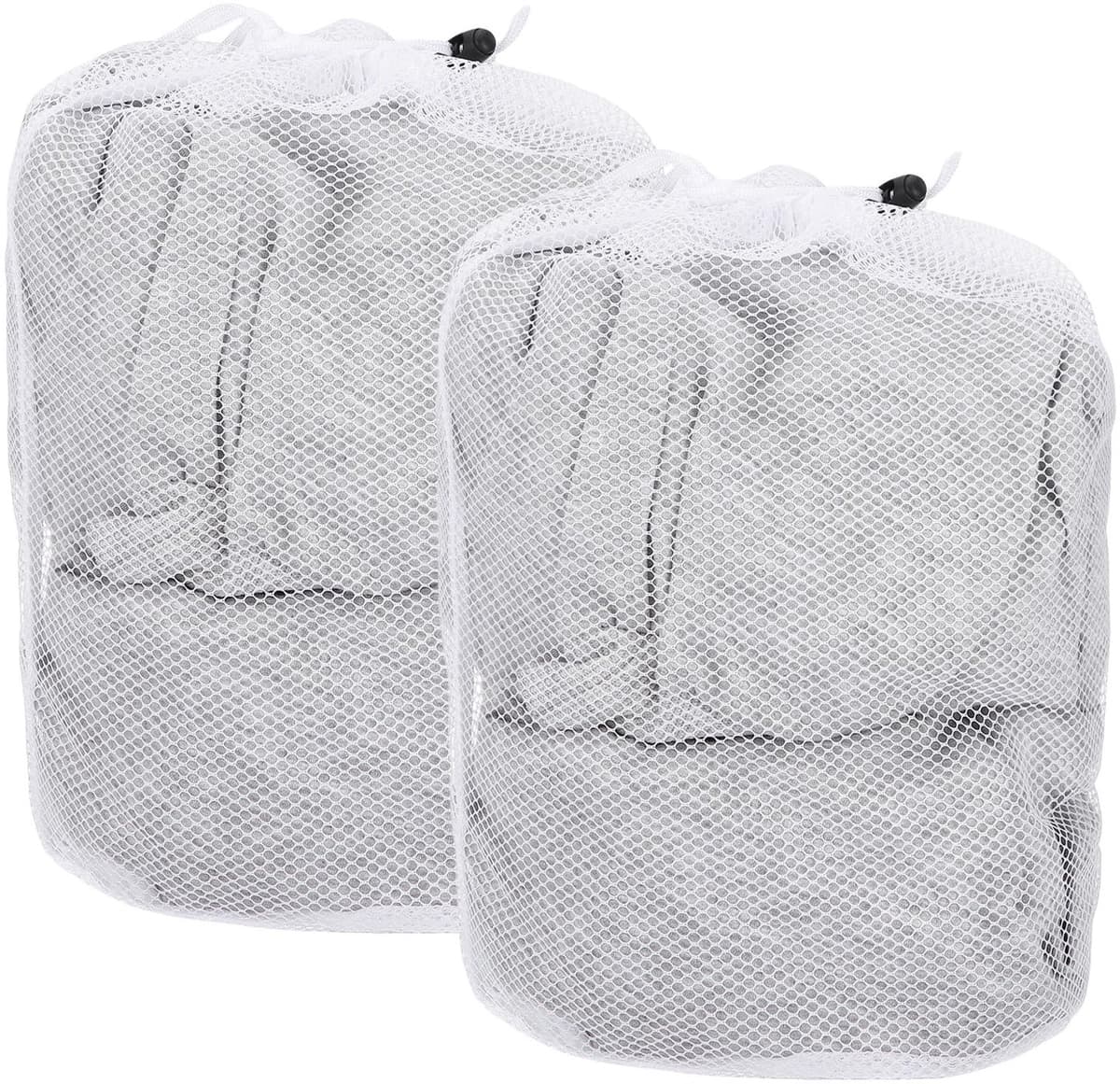 Waszakken (2 stuks) - Polyester - Met trekkoord - 40 x 30 cm — afbeelding 1